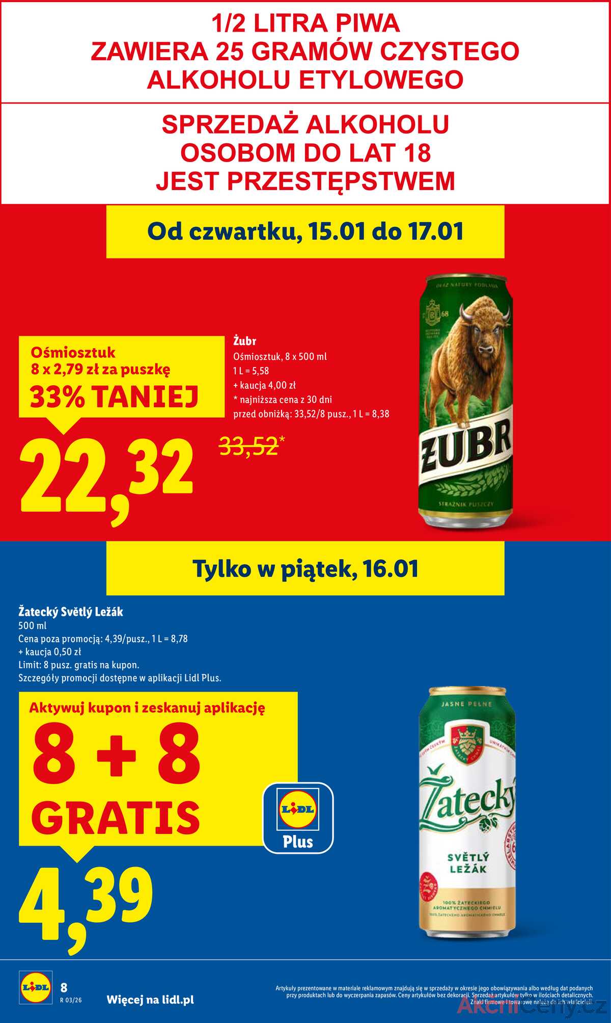 Leták Lidl Polsko 15.1.-17.1.2026 strana 8