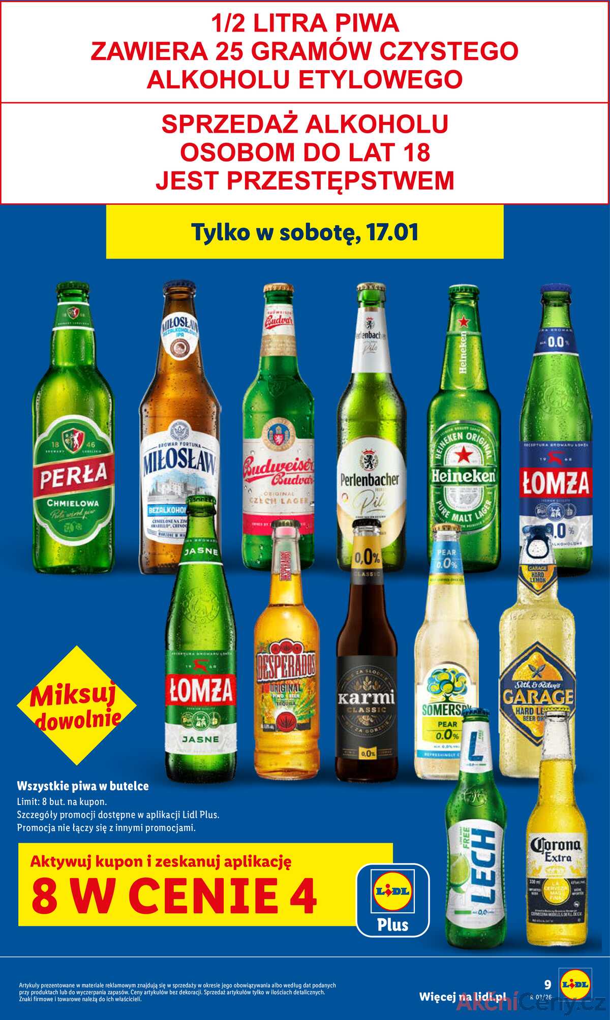 Leták Lidl Polsko 15.1.-17.1.2026 strana 9