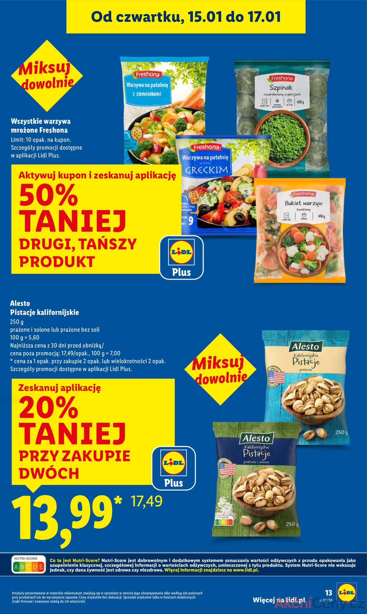 Leták Lidl Polsko 15.1.-17.1.2026 strana 13