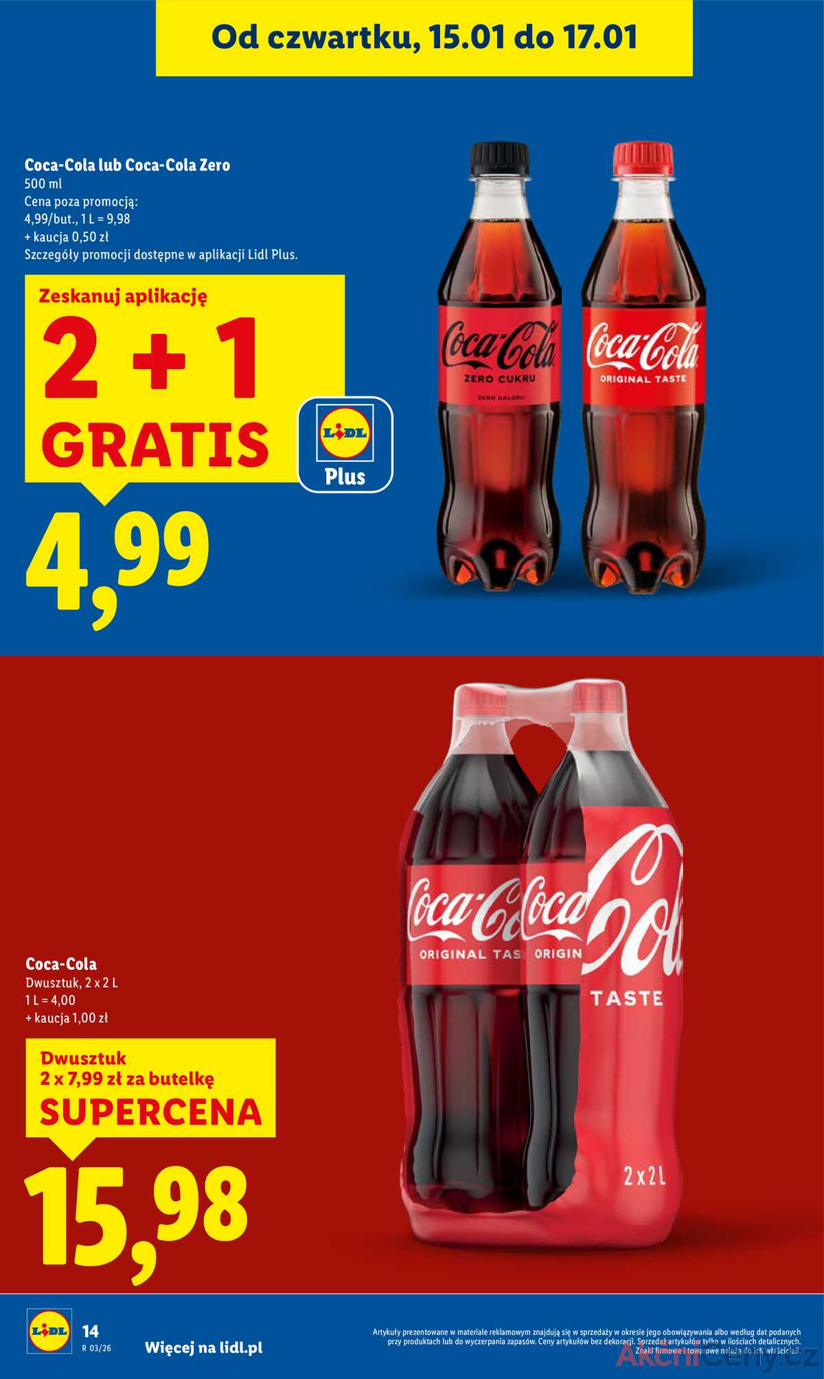 Leták Lidl Polsko 15.1.-17.1.2026 strana 14