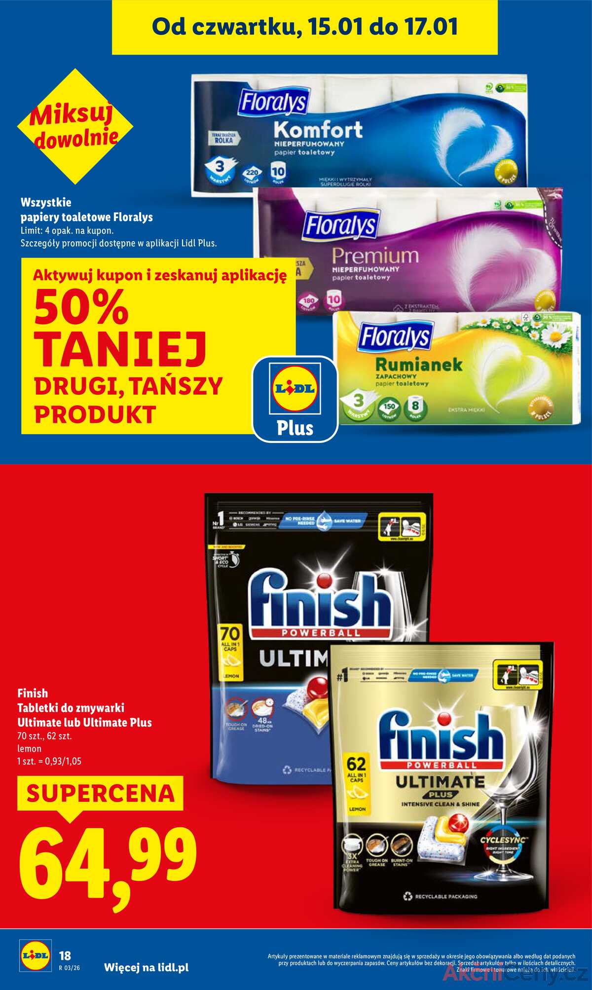 Leták Lidl Polsko 15.1.-17.1.2026 strana 18