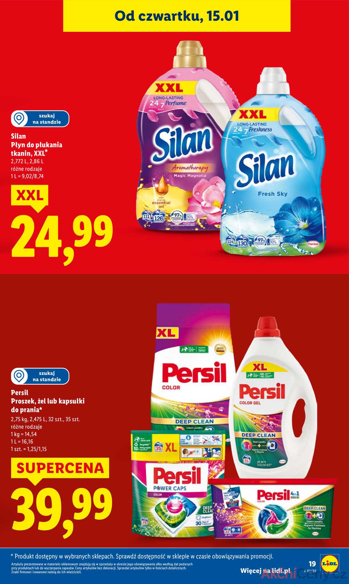 Leták Lidl Polsko 15.1.-17.1.2026 strana 19