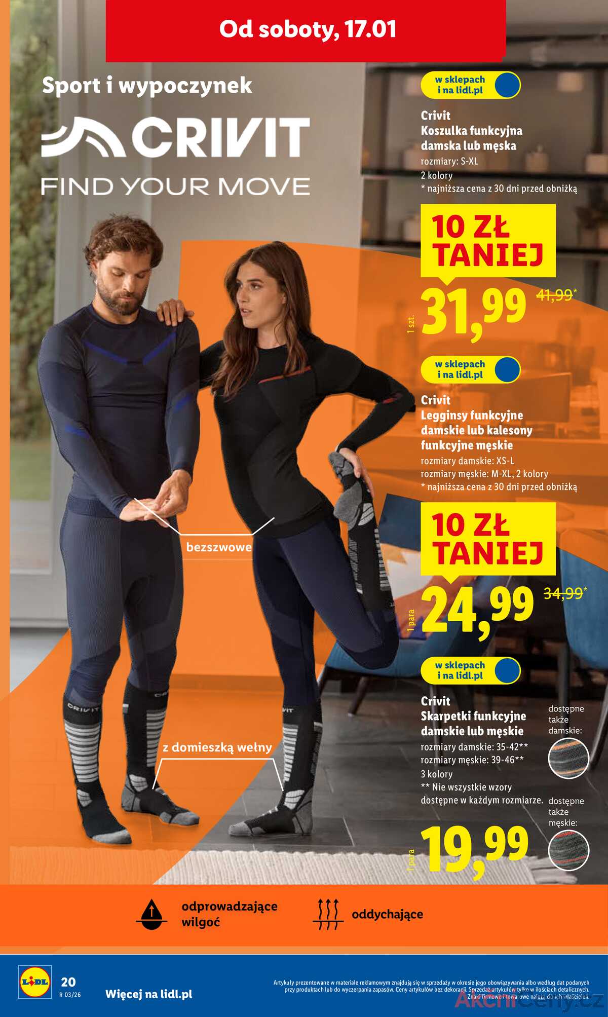 Leták Lidl Polsko 15.1.-17.1.2026 strana 20