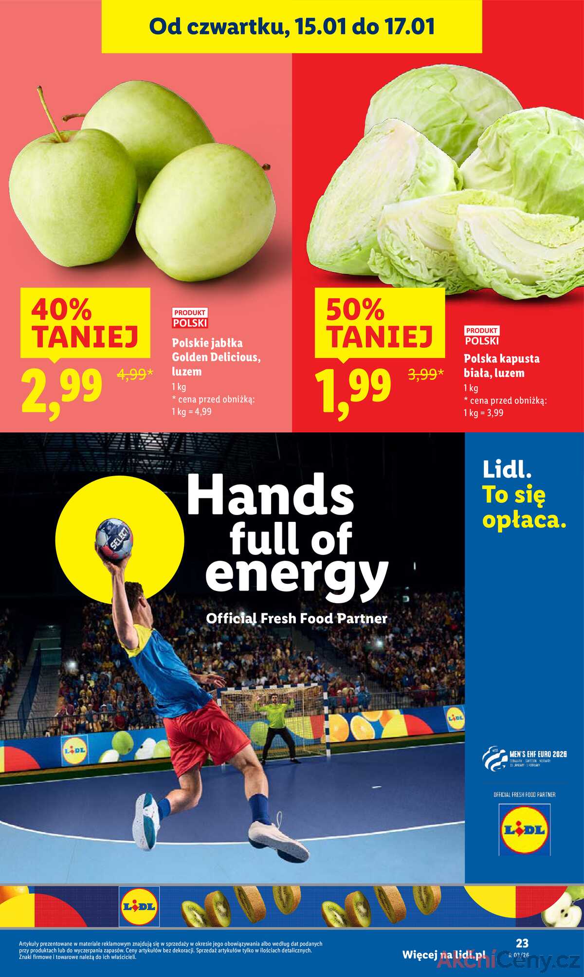 Leták Lidl Polsko 15.1.-17.1.2026 strana 23