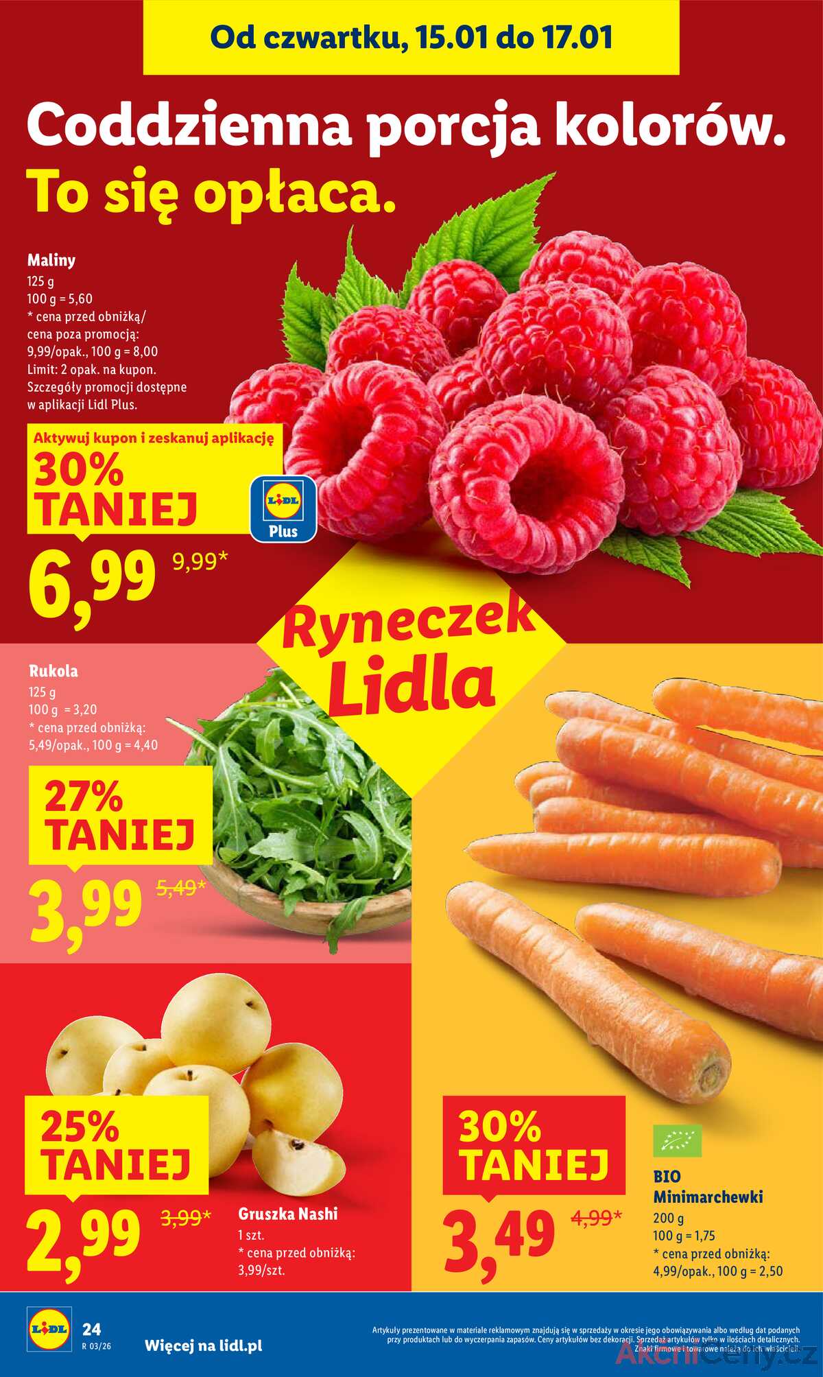 Leták Lidl Polsko 15.1.-17.1.2026 strana 24