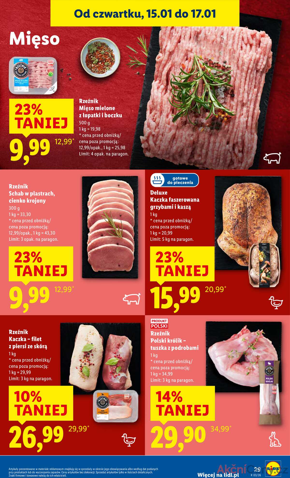 Leták Lidl Polsko 15.1.-17.1.2026 strana 29