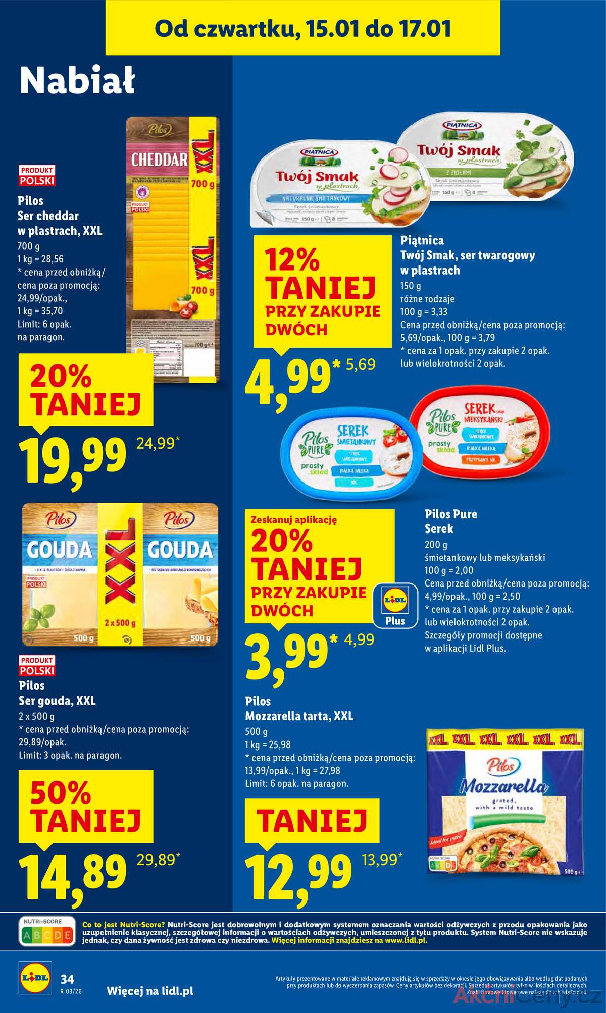 Leták Lidl Polsko 15.1.-17.1.2026 strana 34