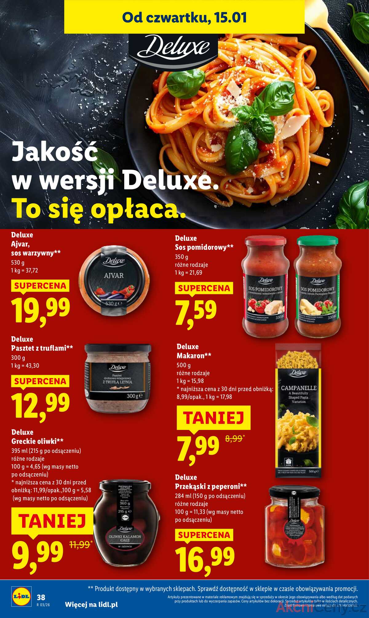 Leták Lidl Polsko 15.1.-17.1.2026 strana 38