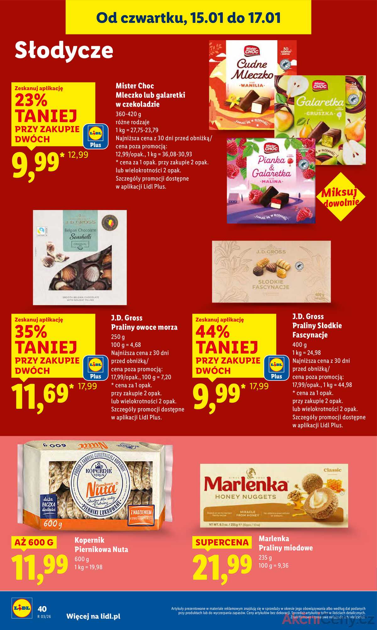 Leták Lidl Polsko 15.1.-17.1.2026 strana 40