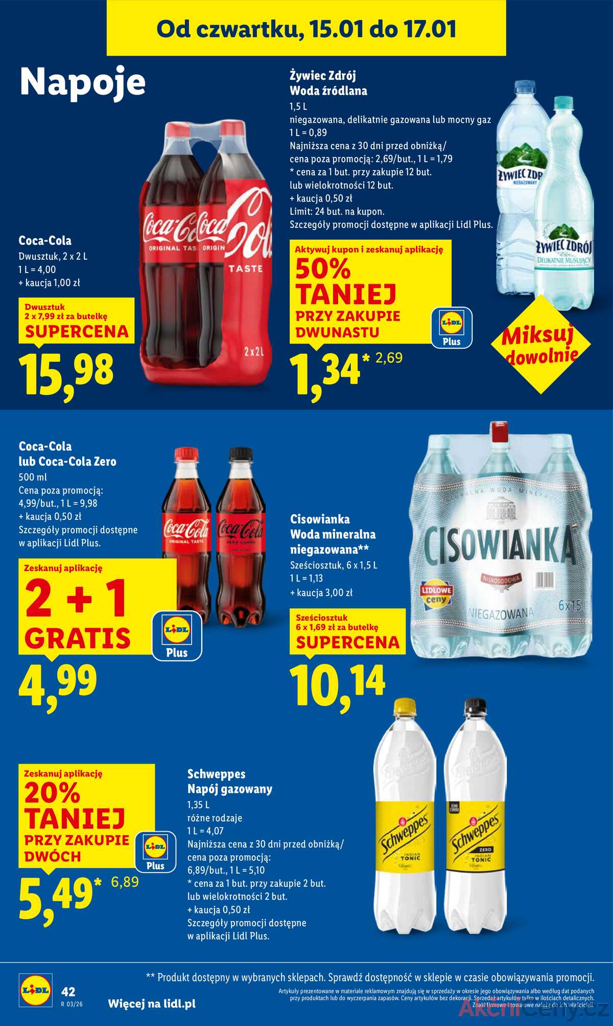 Leták Lidl Polsko 15.1.-17.1.2026 strana 42