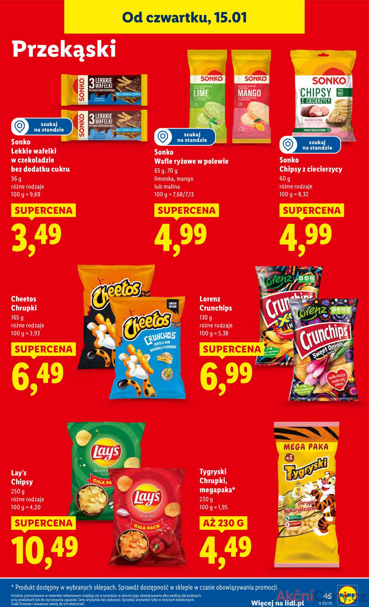 Leták Lidl Polsko 15.1.-17.1.2026 strana 45