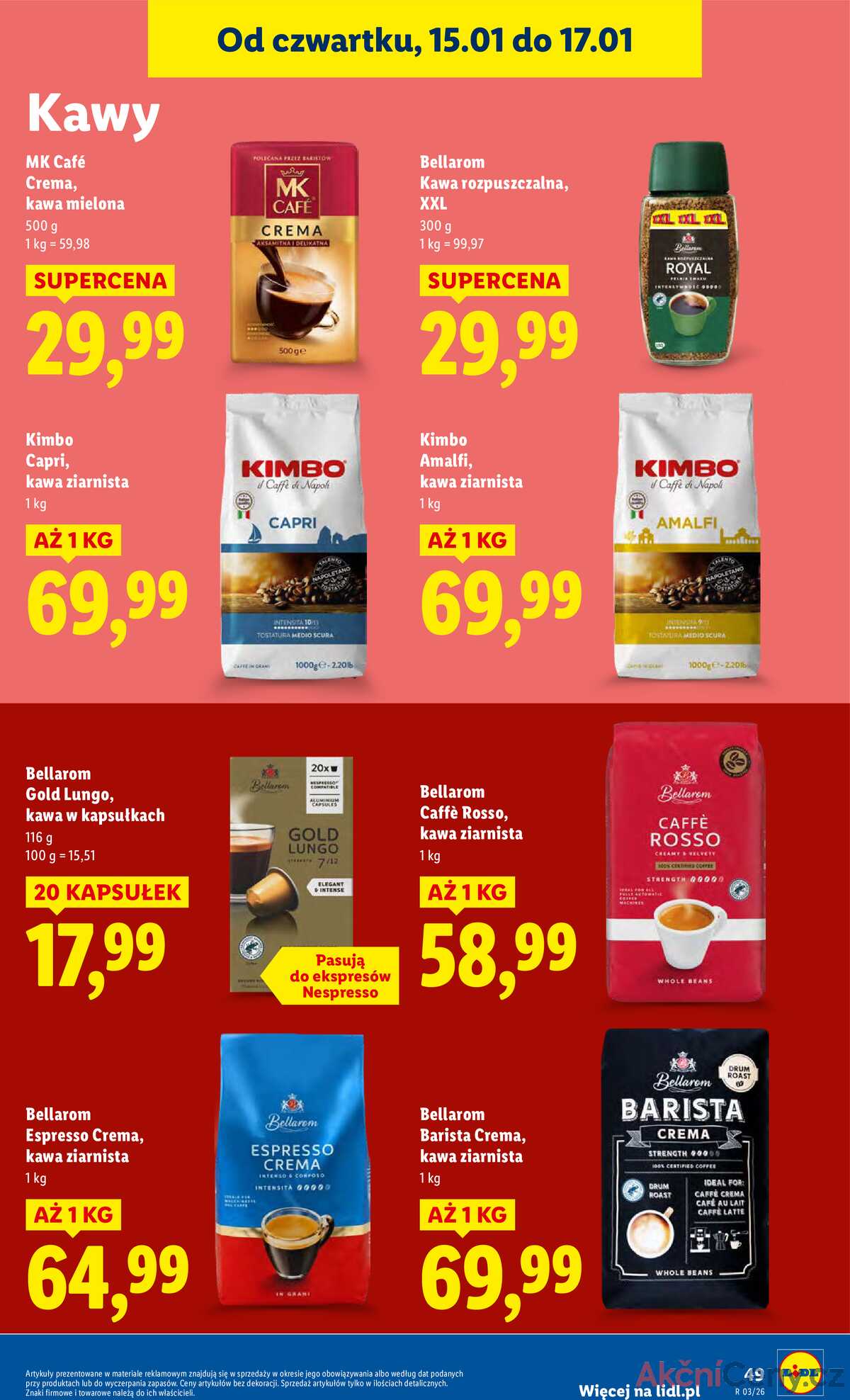 Leták Lidl Polsko 15.1.-17.1.2026 strana 49