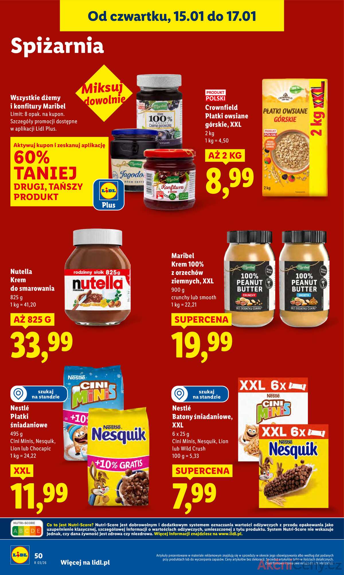 Leták Lidl Polsko 15.1.-17.1.2026 strana 50