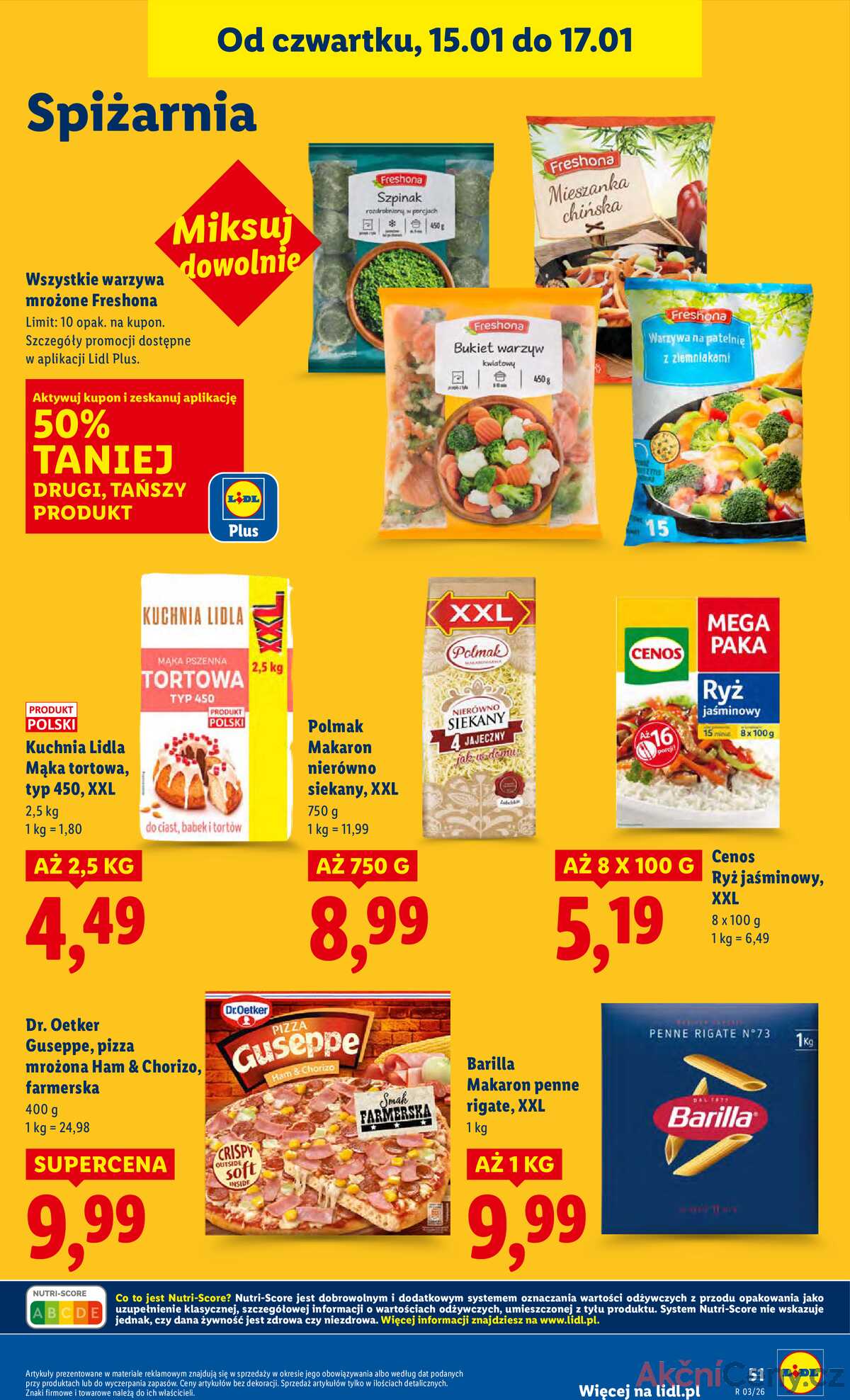 Leták Lidl Polsko 15.1.-17.1.2026 strana 51