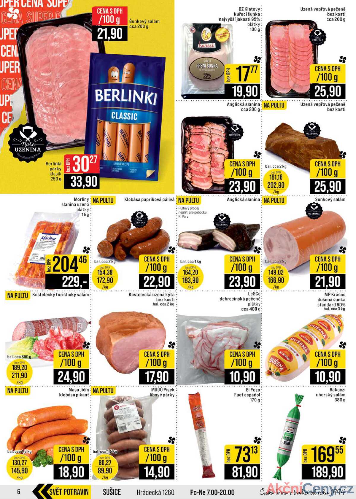 JIP Cash & Carry Brno, Praha, Ostrava, Jilemnice, Pardubice, Ostrava, Karlovy Vary, Olomouc a Zlín od 14.1. do 20.1.2026 strana 6