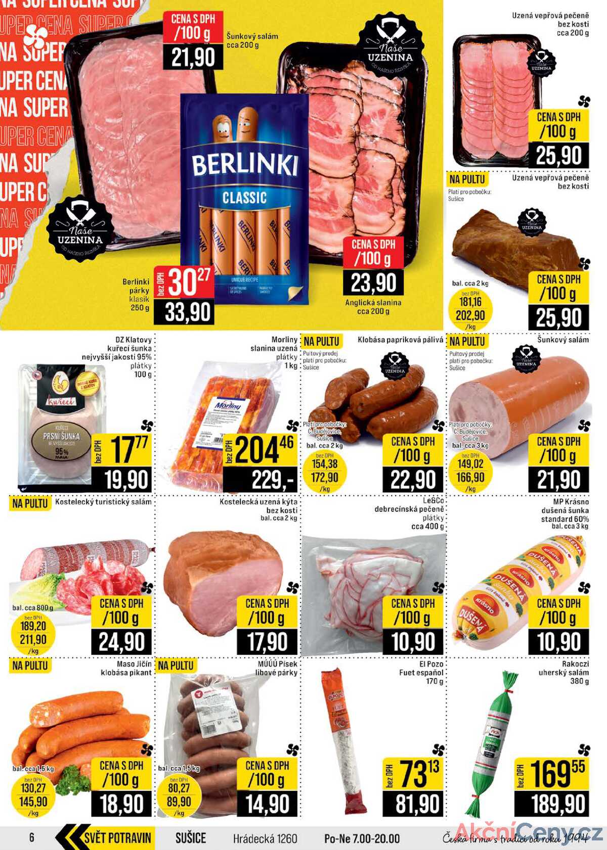 JIP Cash & Carry České Budějovice, Most, Náchod, Polička, Sušice a Svoboda nad Úpou od 14.1. do 20.1.2026 strana 6