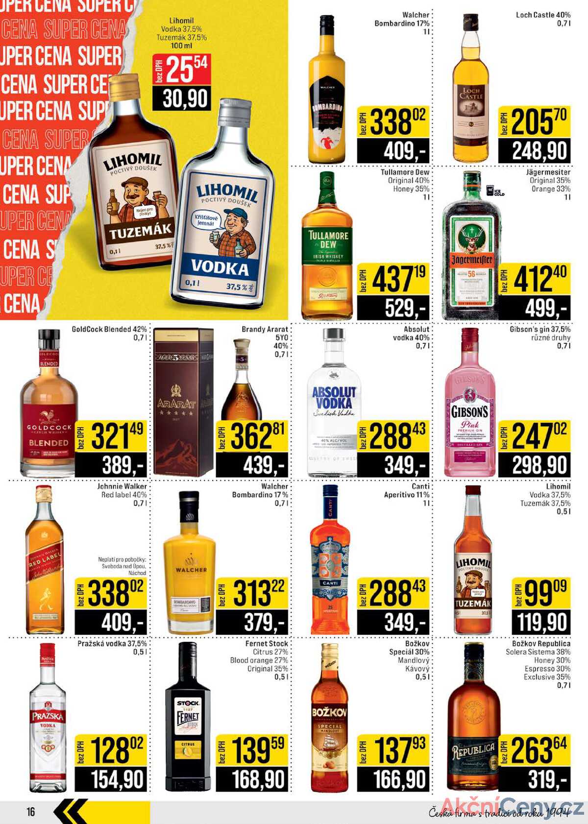 JIP Cash & Carry České Budějovice, Most, Náchod, Polička, Sušice a Svoboda nad Úpou od 14.1. do 20.1.2026 strana 16