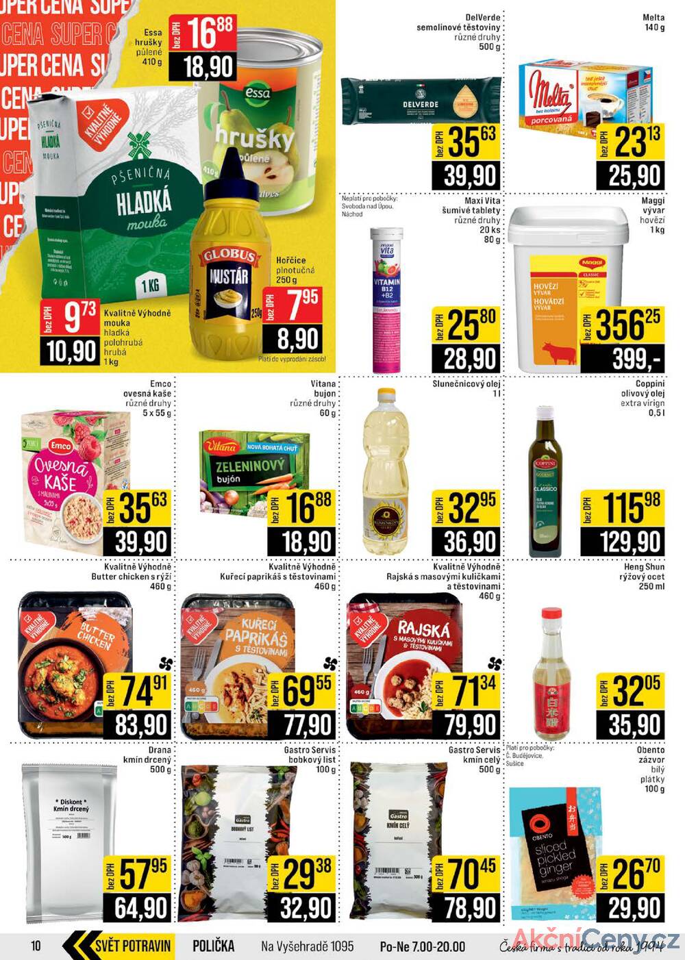 JIP Cash & Carry České Budějovice, Most, Náchod, Polička, Sušice a Svoboda nad Úpou od 14.1. do 20.1.2026