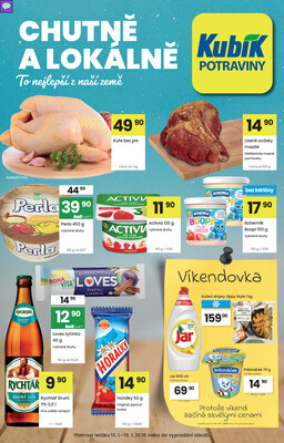 Kubík potraviny letáky