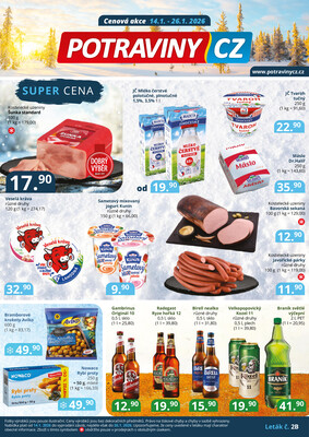Potraviny CZ letáky