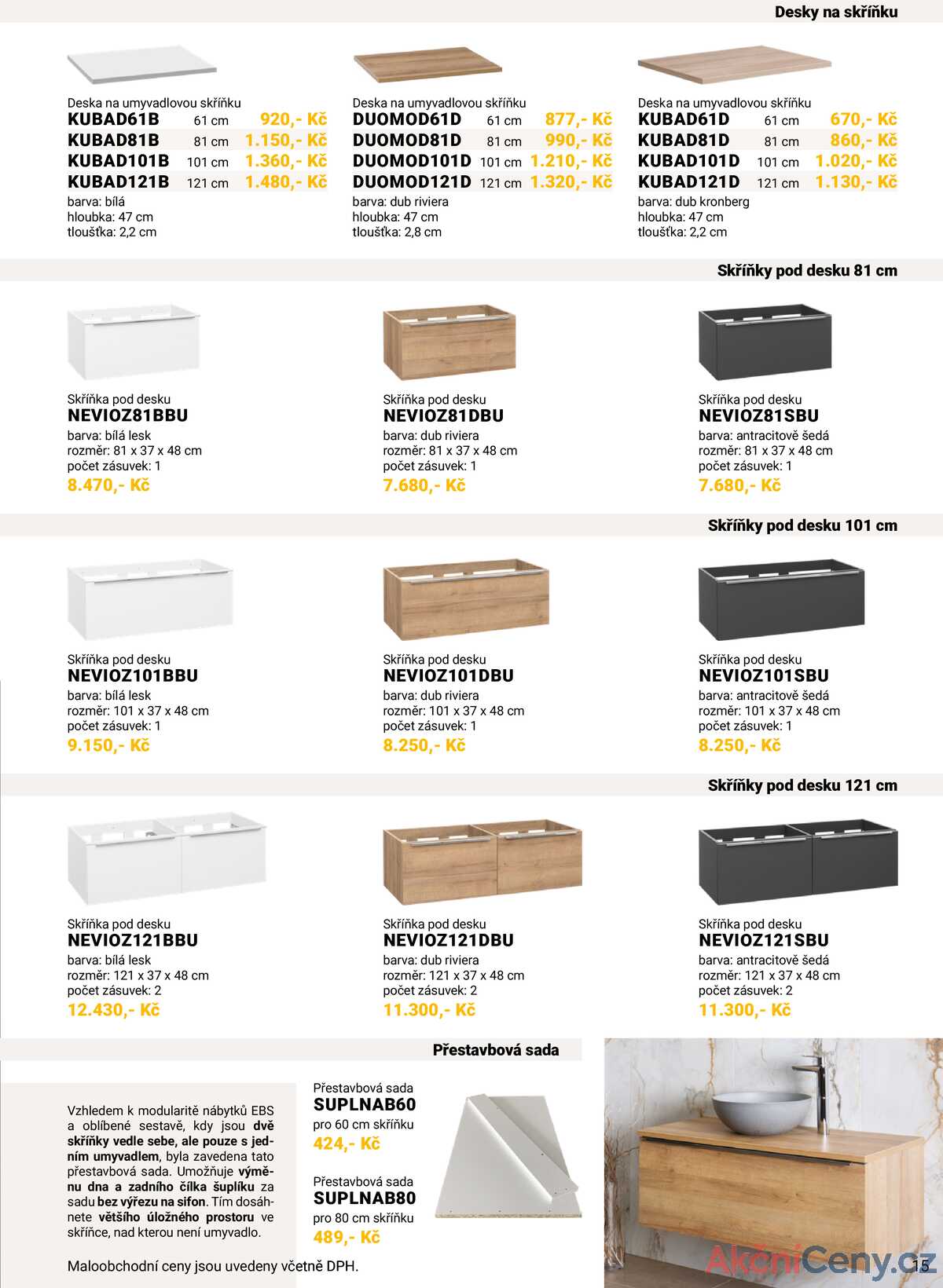 SENESI Koupelnový nábytek strana 17