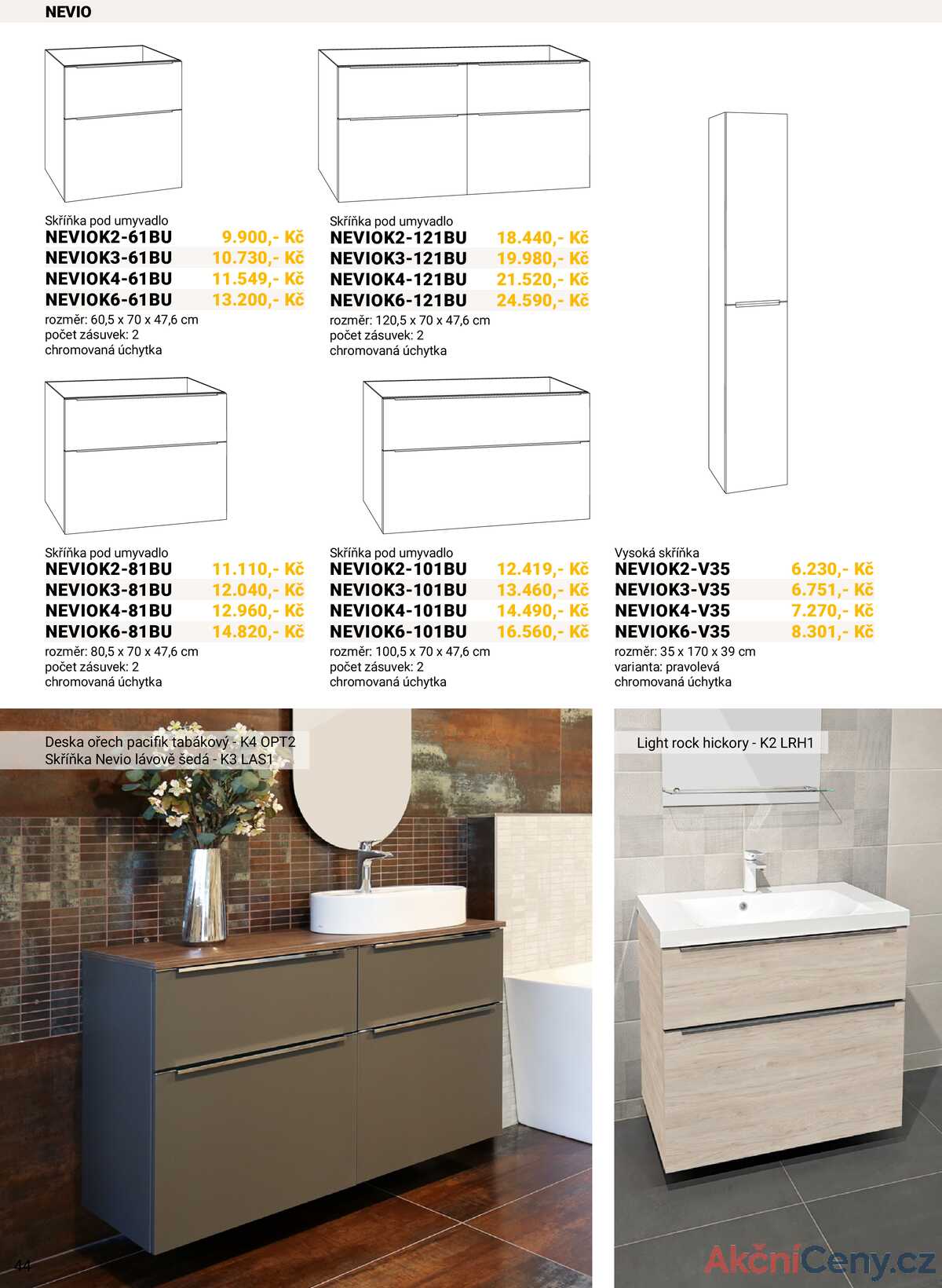 SENESI Koupelnový nábytek strana 46