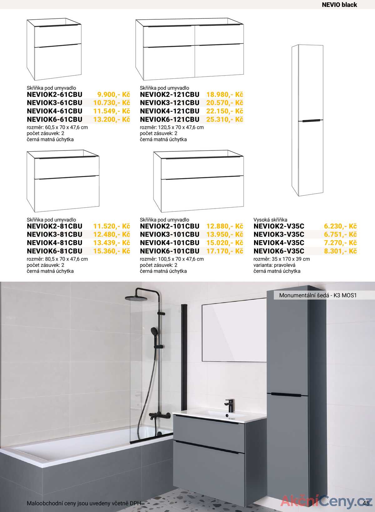 SENESI Koupelnový nábytek strana 47