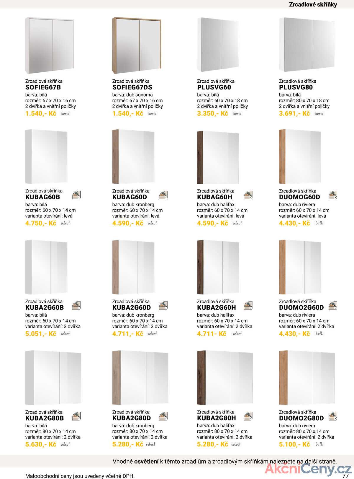 SENESI Koupelnový nábytek strana 79