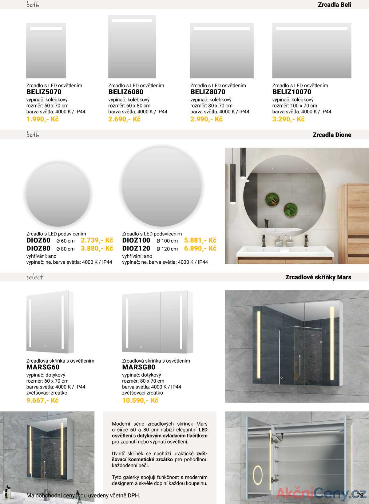 SENESI Koupelnový nábytek strana 81