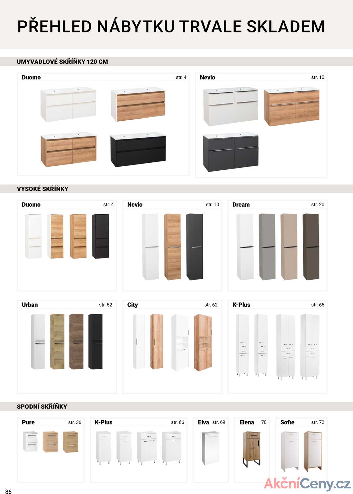SENESI Koupelnový nábytek strana 88