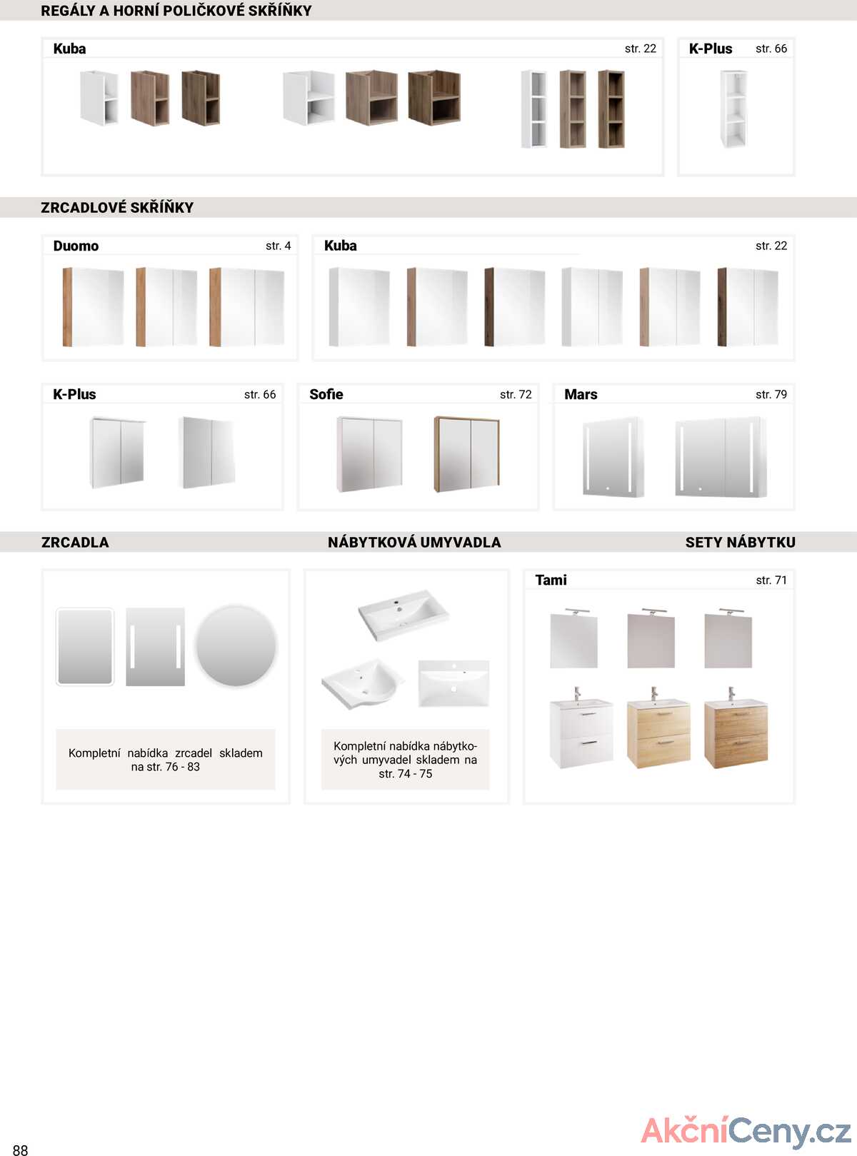 SENESI Koupelnový nábytek strana 90