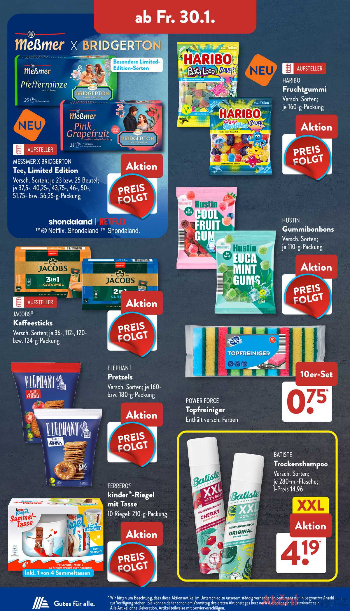 Leták ALDI SÜD Německo 26.1.-1.2.2026 strana 16