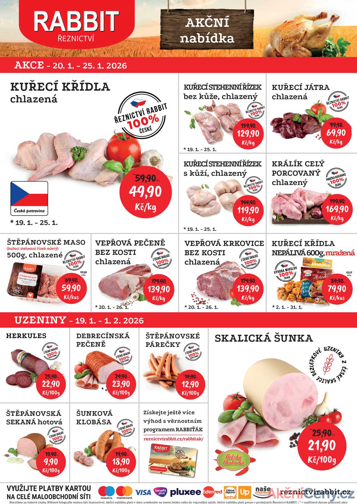 RABBIT řeznictví od 19.1. do 24.1.2026 strana 1