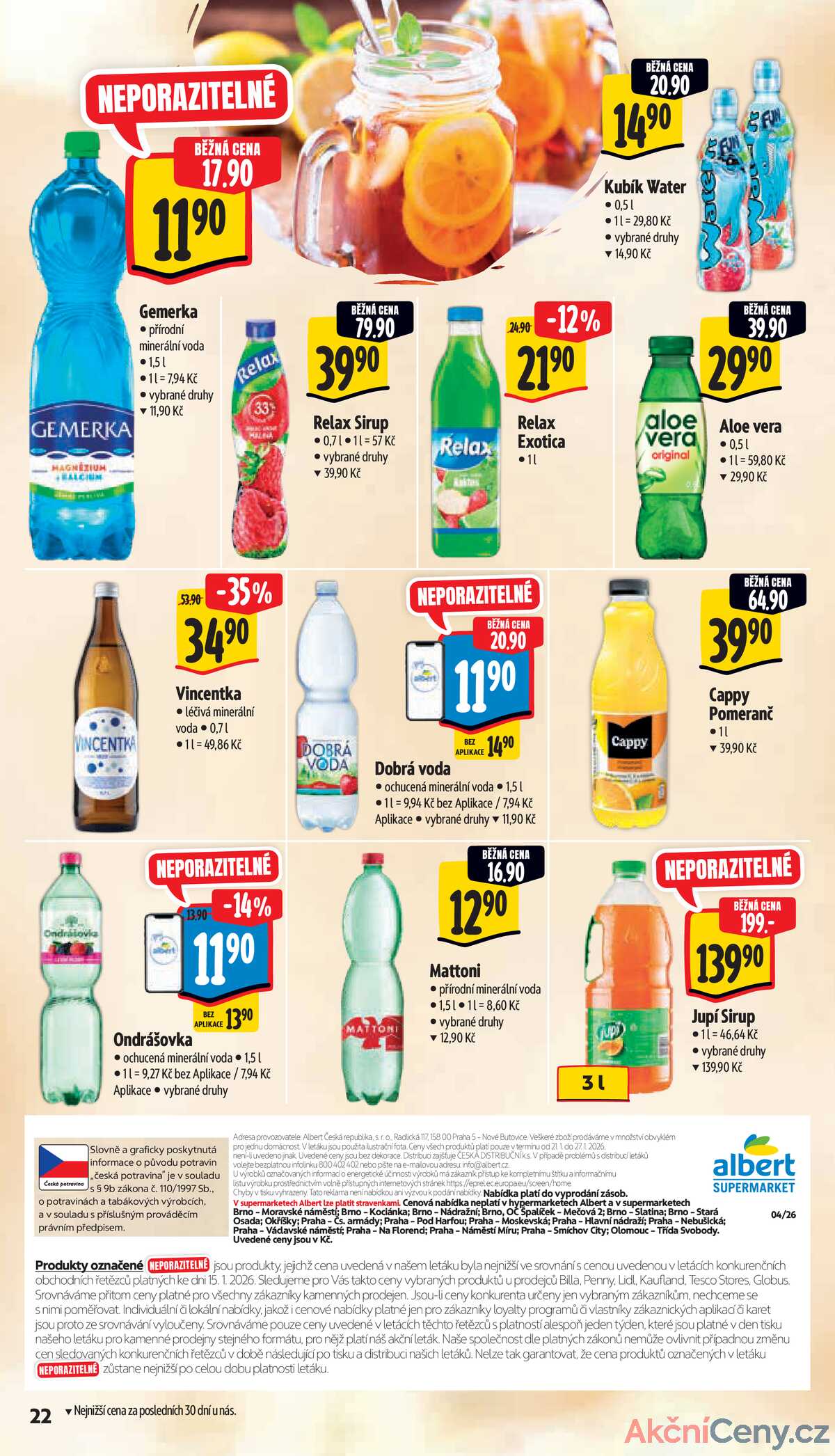 Albert Supermarket od 21.1. do 27.1.2026 strana 23