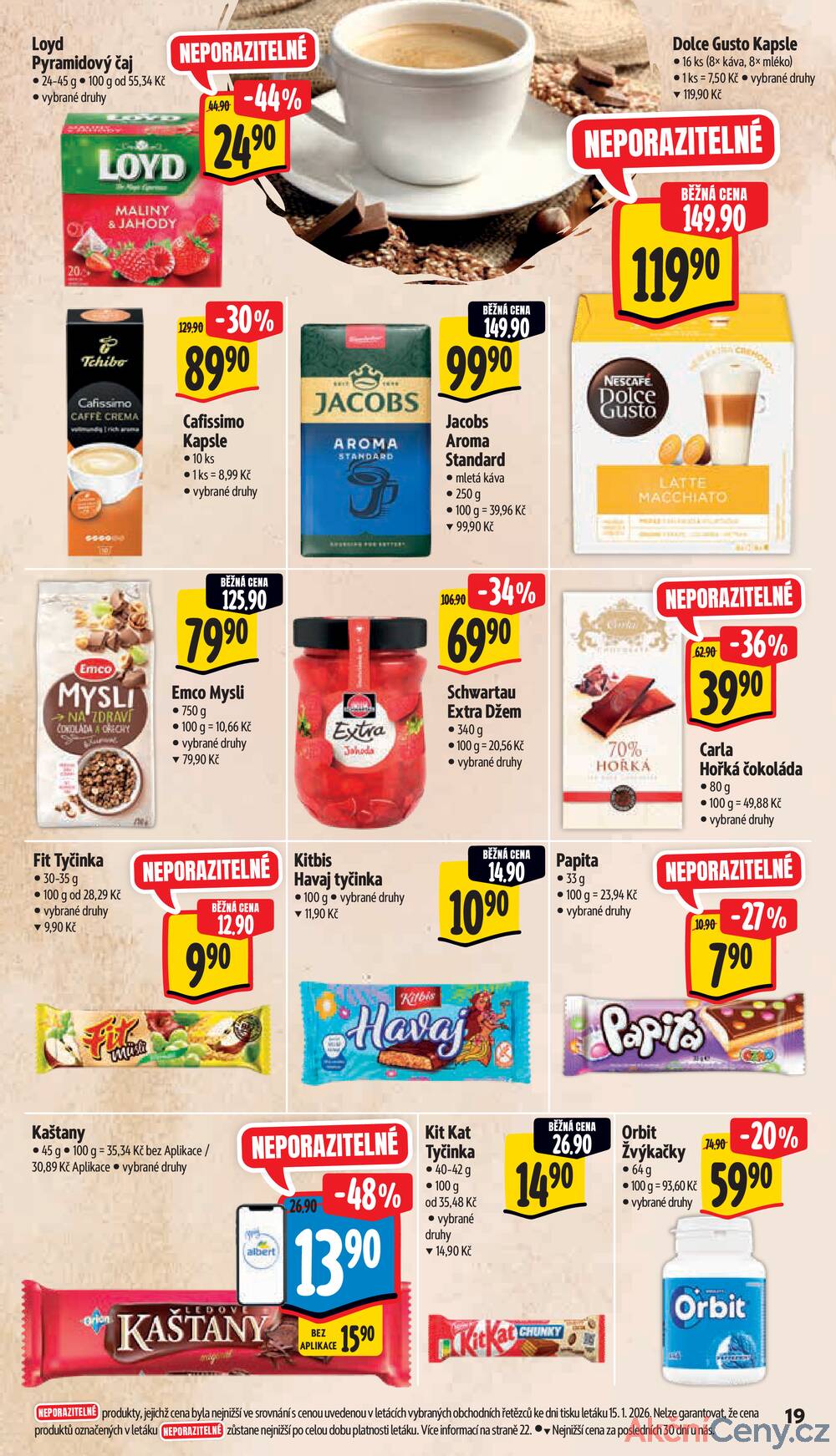 Leták Albert - Albert Supermarket od 21.1. do 27.1.2026 - strana 20