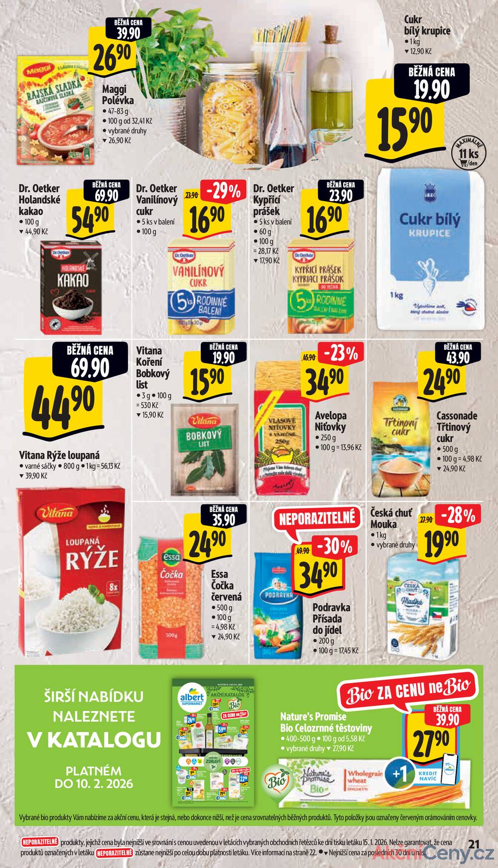 Albert Supermarket Jihomoravský od 21.1. do 27.1.2026