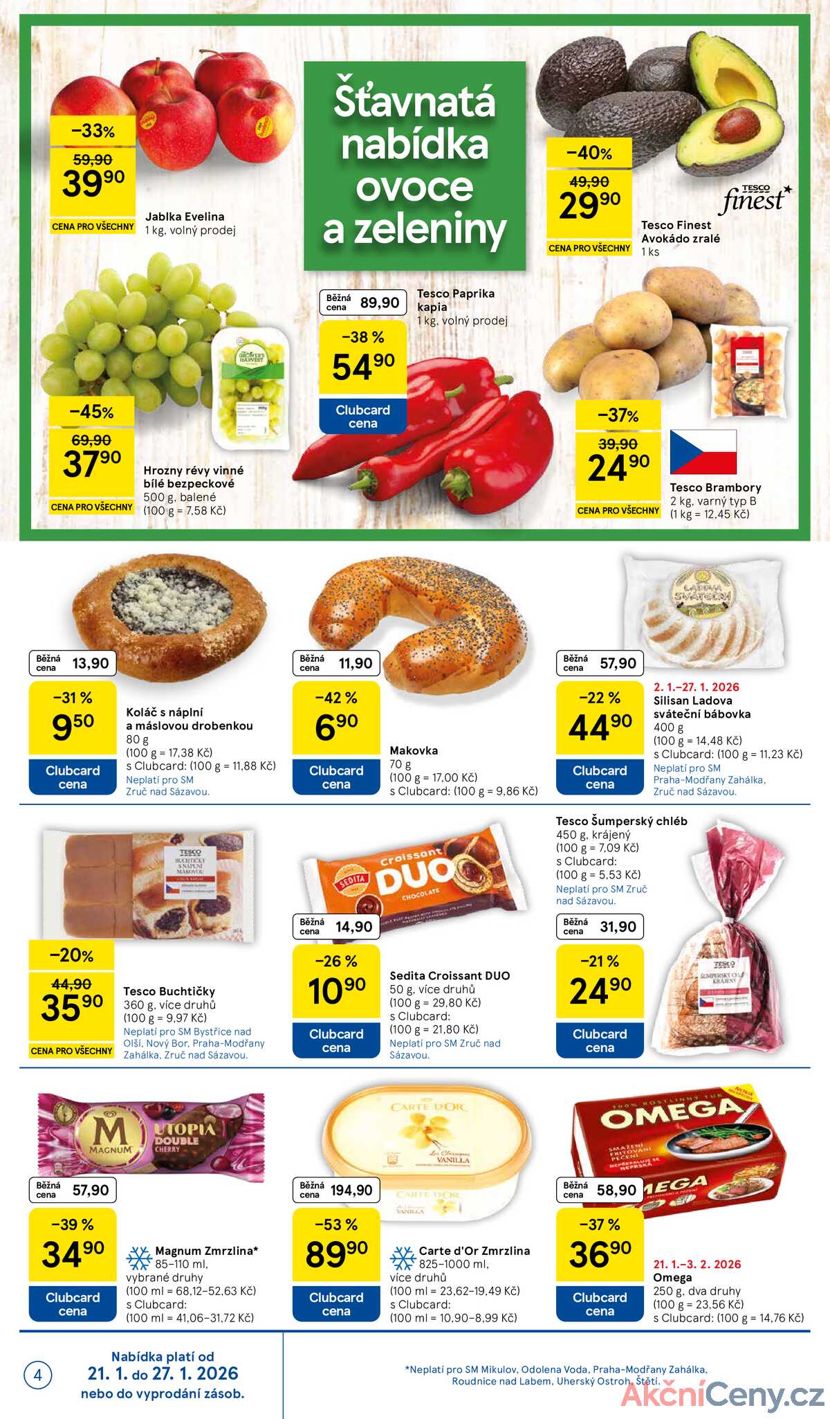 Tesco supermarkety od 21.1. do 27.1.2026 strana 4