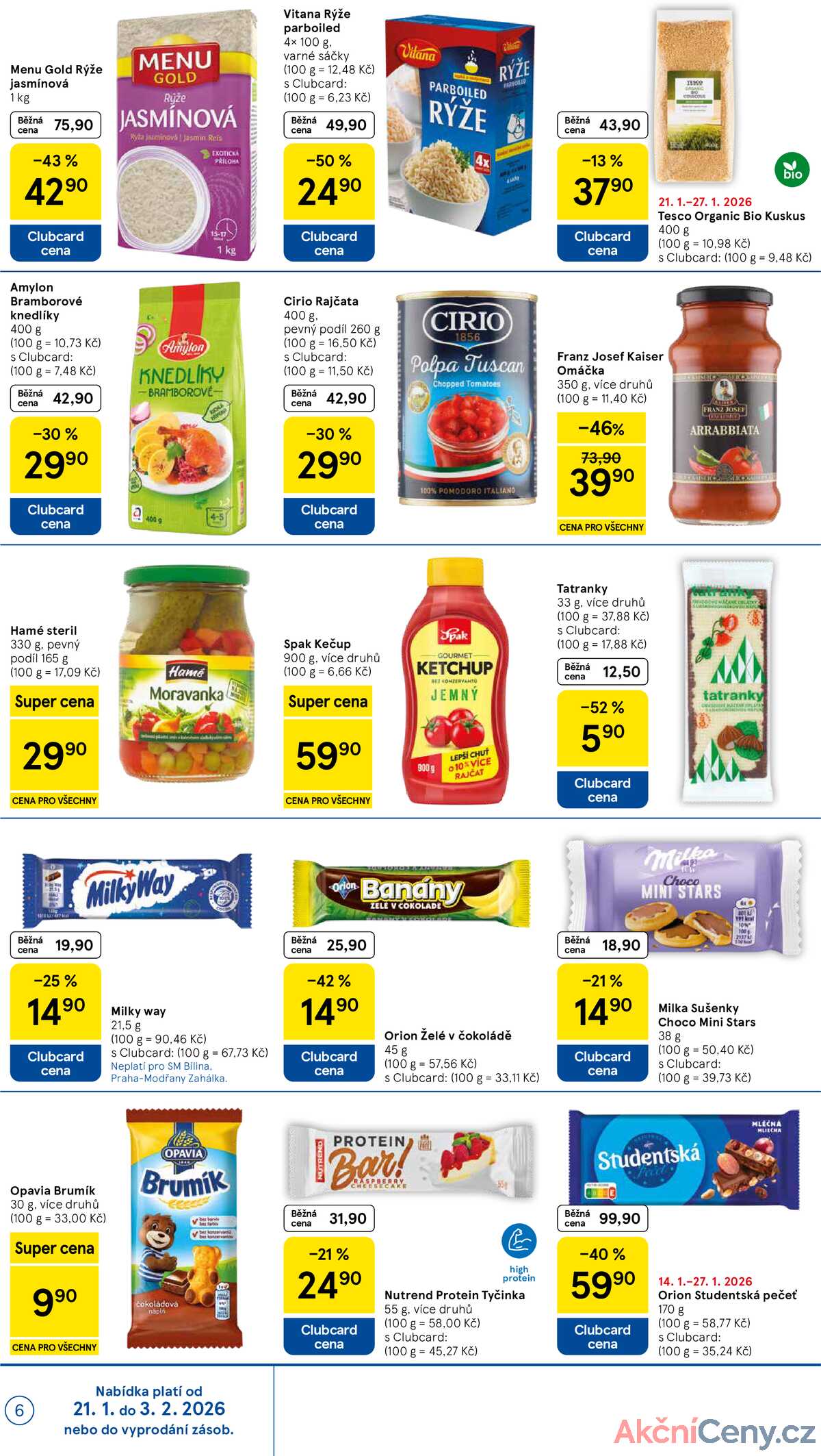 Tesco supermarkety od 21.1. do 27.1.2026 strana 6