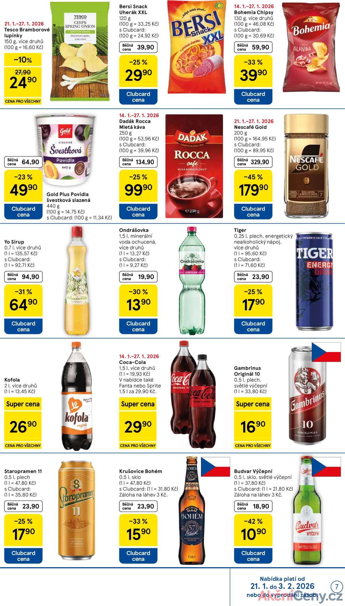 Tesco supermarkety od 21.1. do 27.1.2026 strana 7