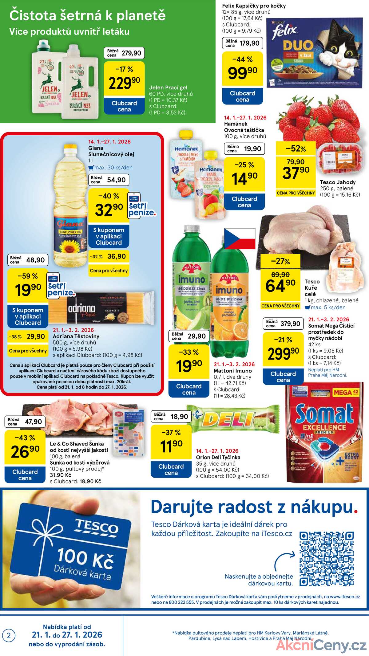 Tesco malé hypermarkety od 21.1. do 27.1.2026 strana 2
