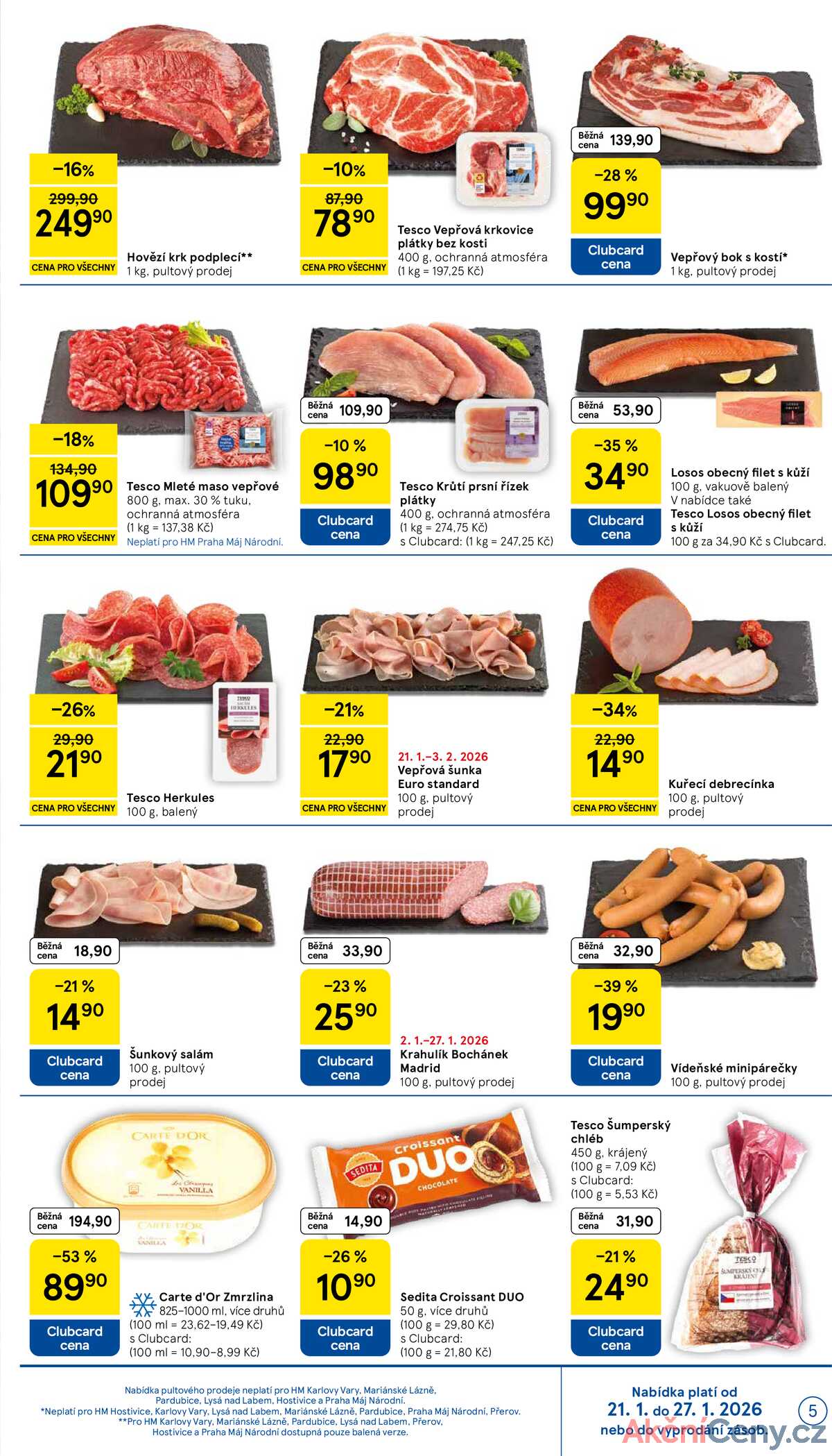 Tesco malé hypermarkety od 21.1. do 27.1.2026 strana 5