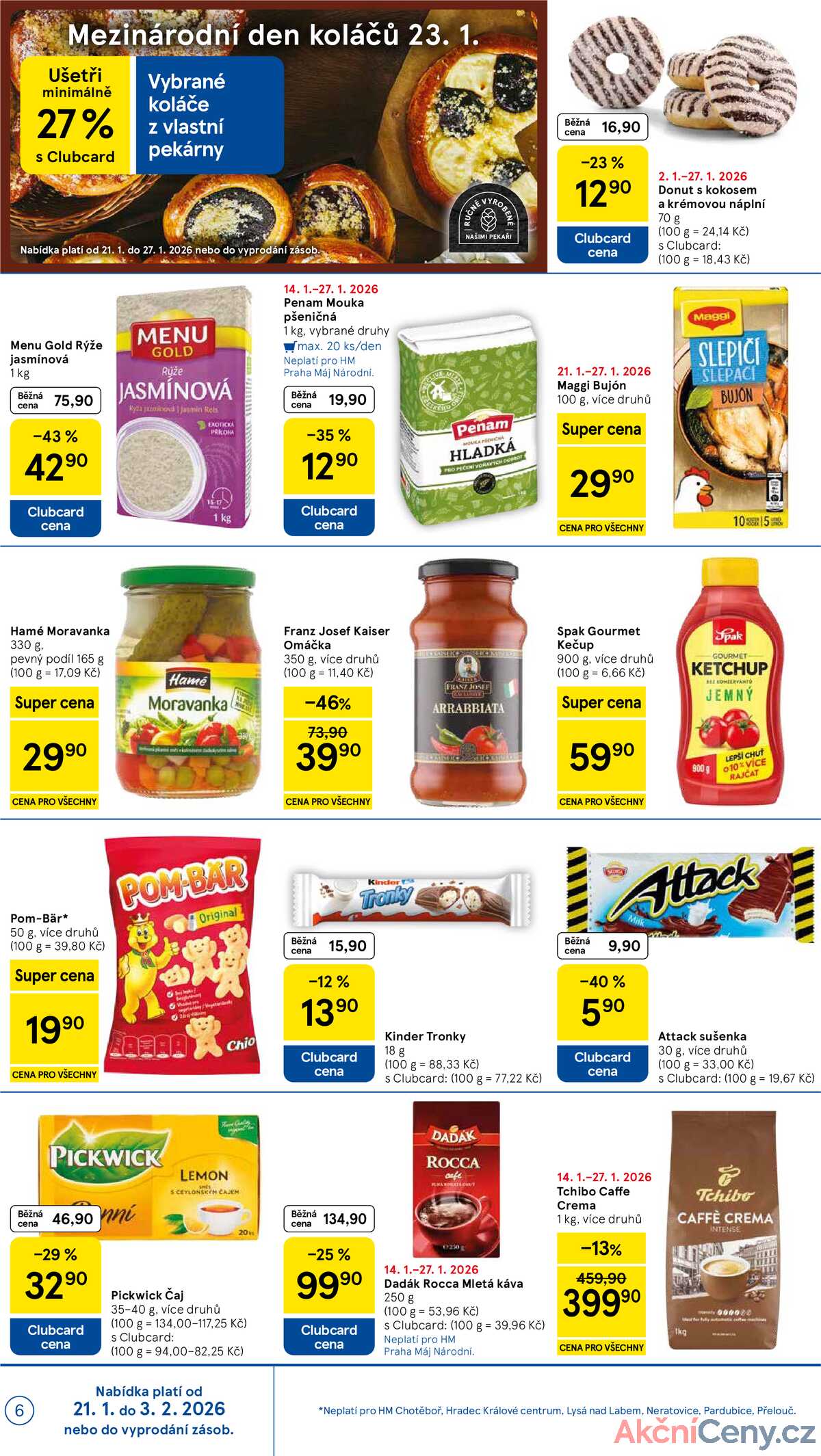 Tesco malé hypermarkety od 21.1. do 27.1.2026 strana 6