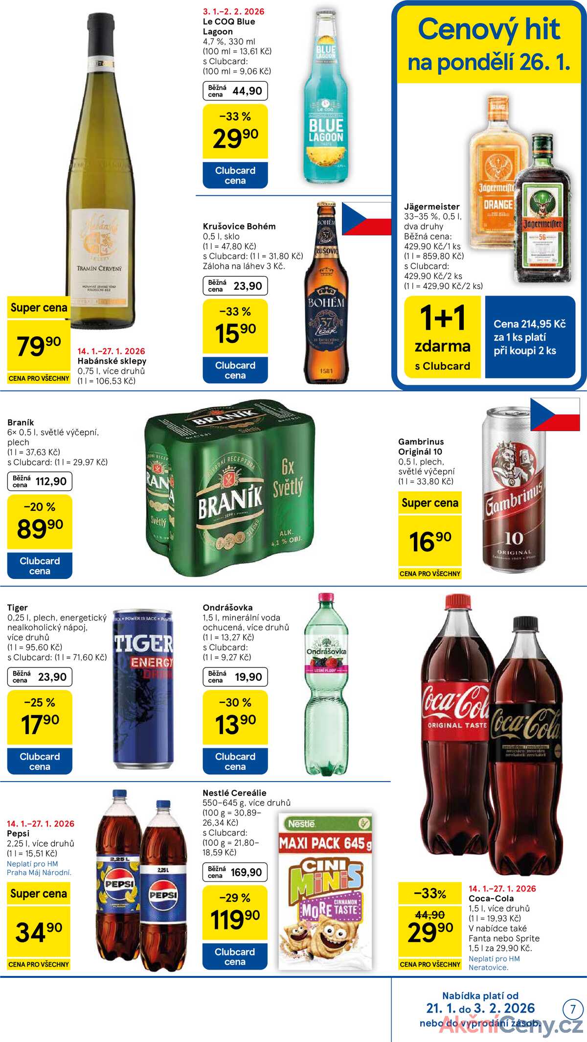 Tesco malé hypermarkety od 21.1. do 27.1.2026 strana 7