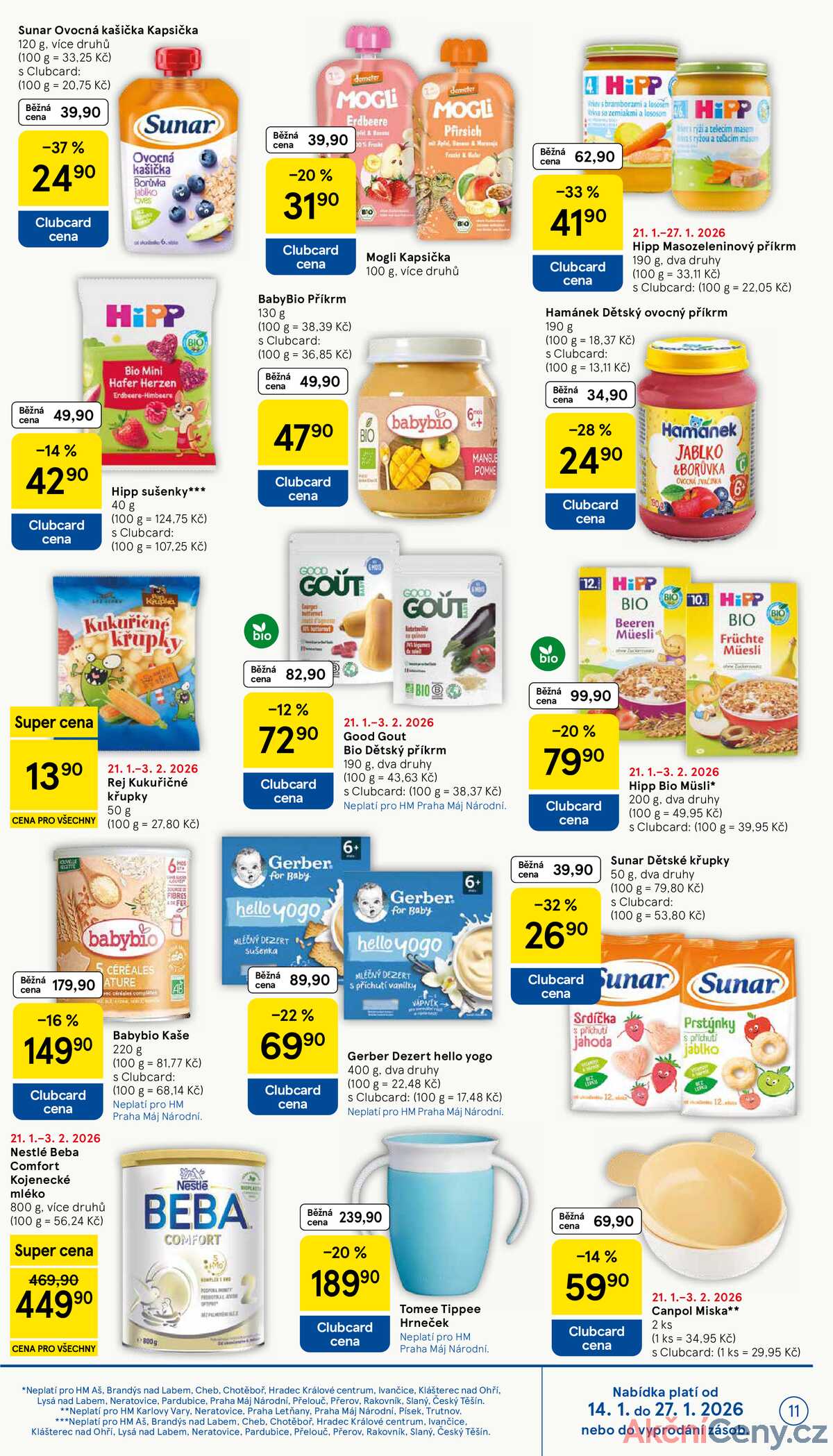 Tesco malé hypermarkety od 21.1. do 27.1.2026 strana 11