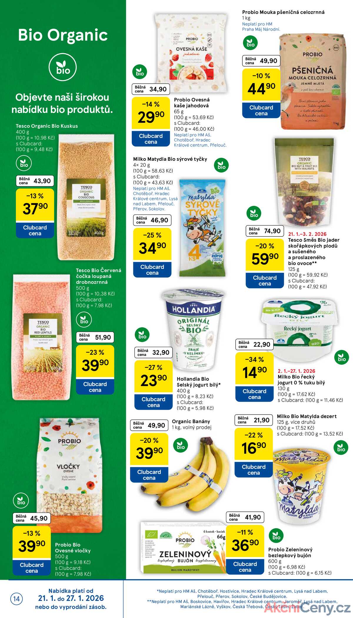 Tesco malé hypermarkety od 21.1. do 27.1.2026 strana 14