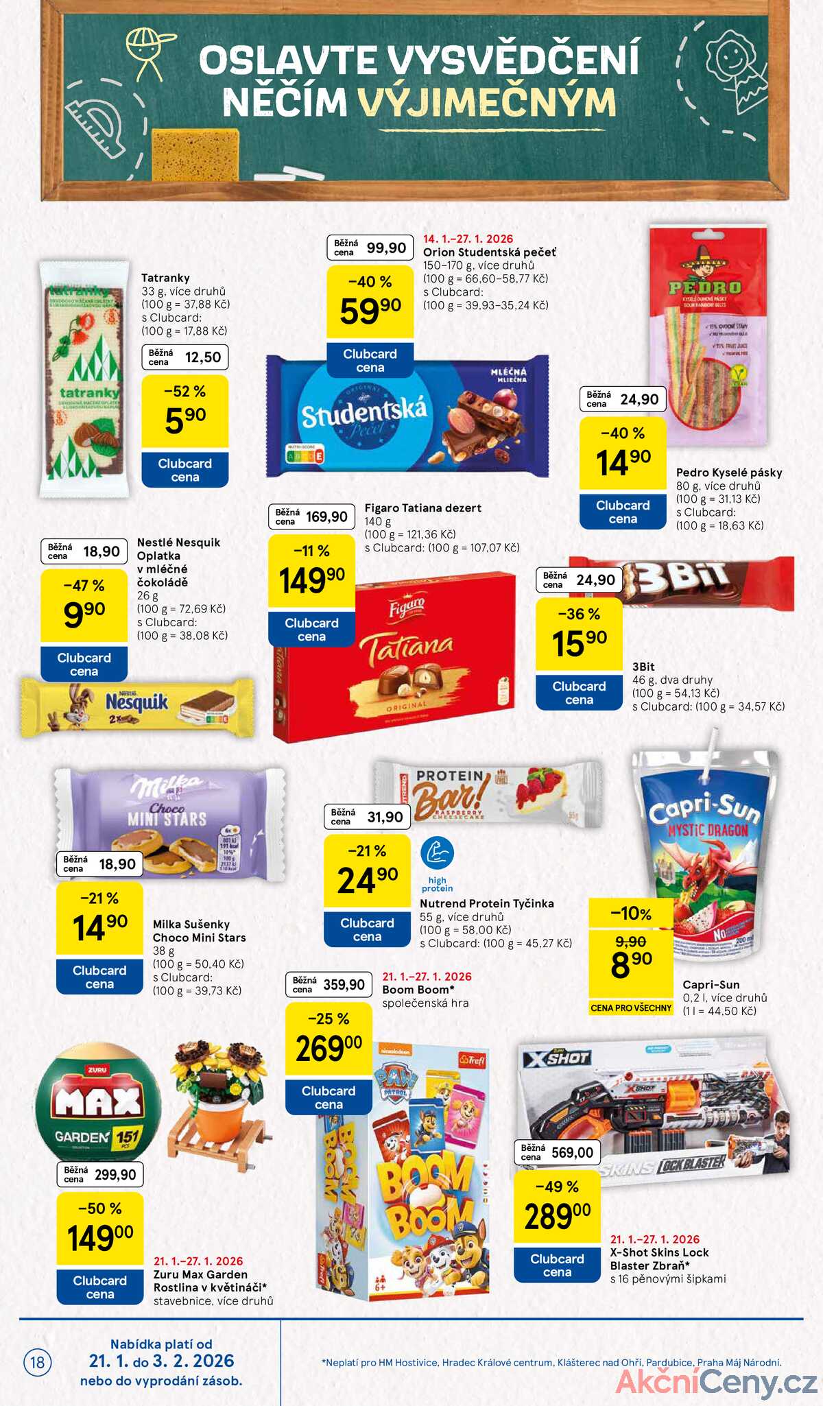 Tesco malé hypermarkety od 21.1. do 27.1.2026 strana 18