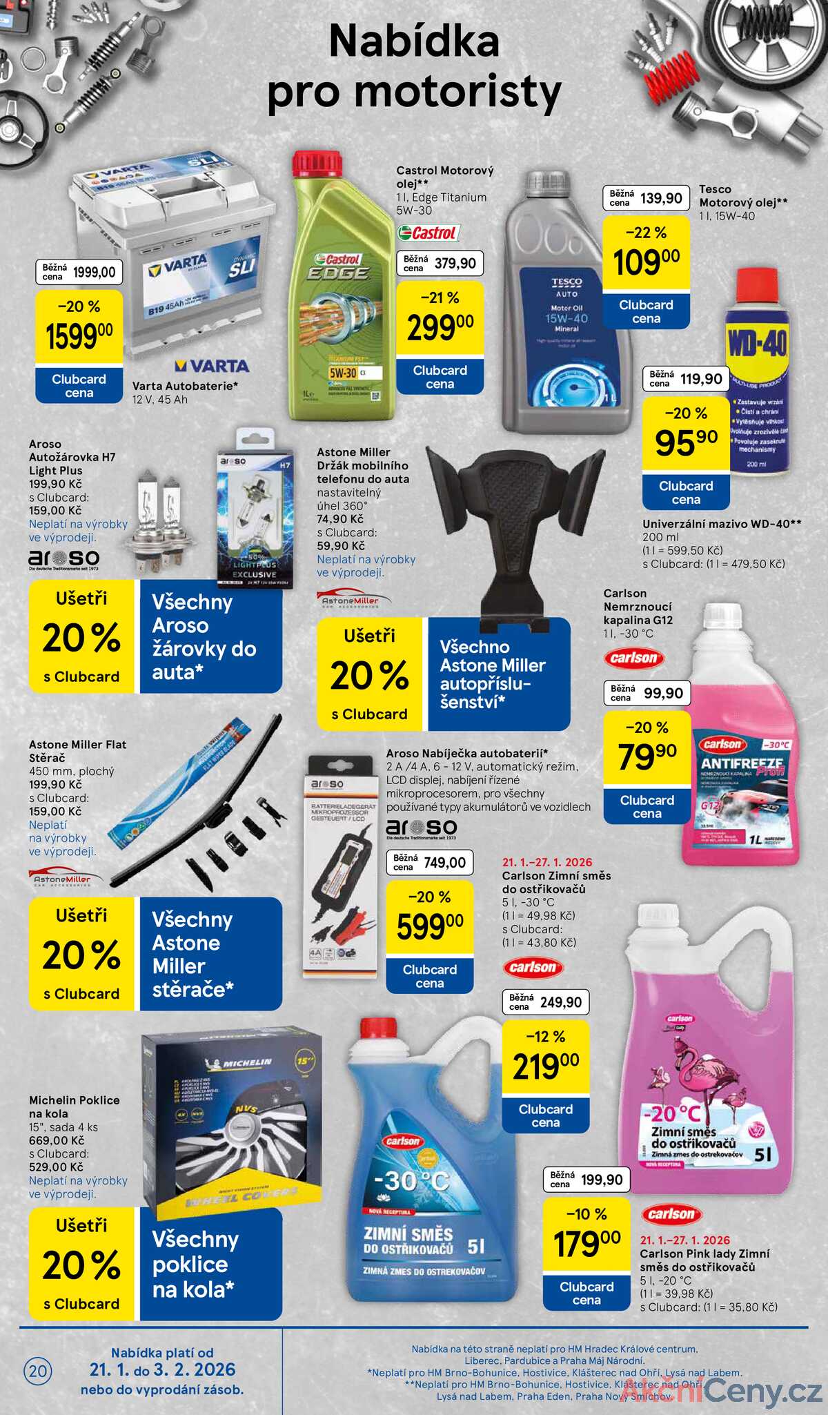 Tesco malé hypermarkety od 21.1. do 27.1.2026 strana 20