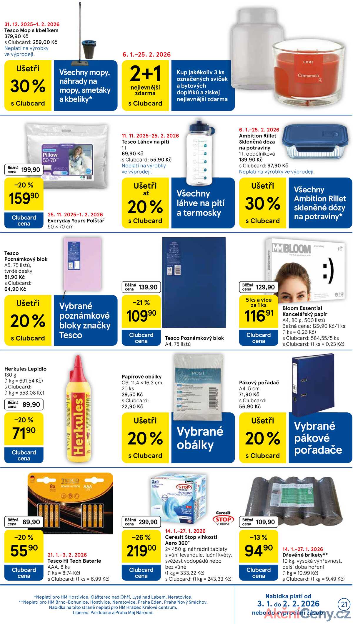 Tesco malé hypermarkety od 21.1. do 27.1.2026 strana 21