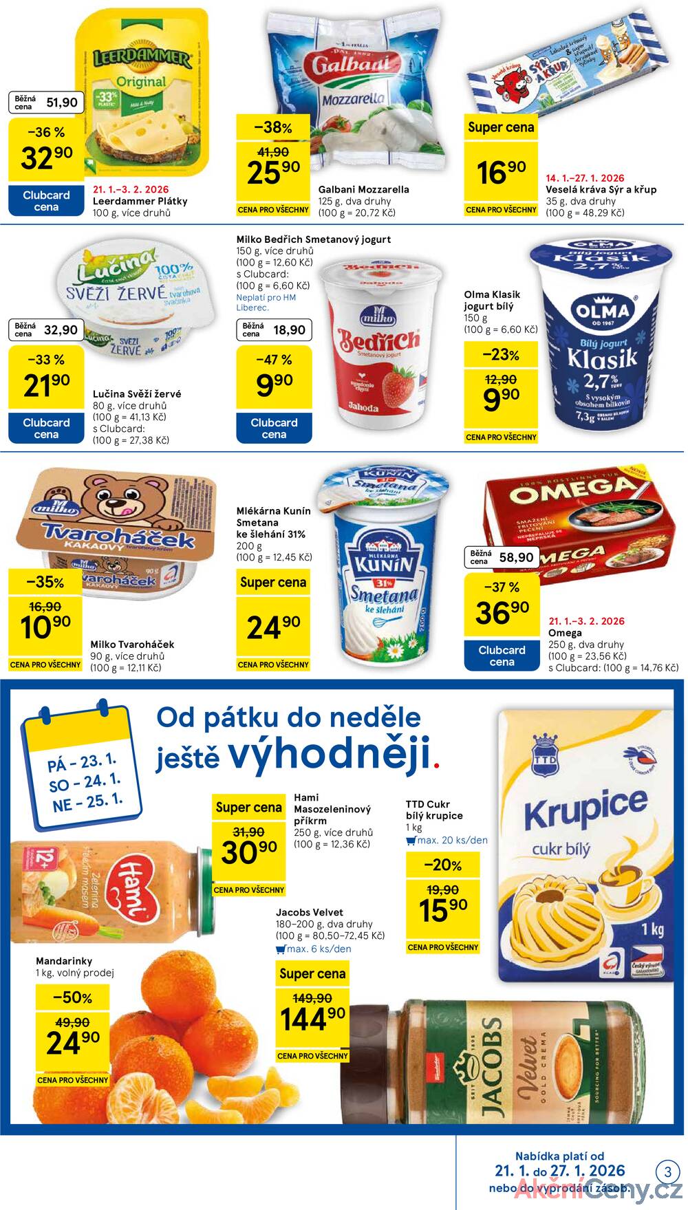Tesco malé hypermarkety od 21.1. do 27.1.2026