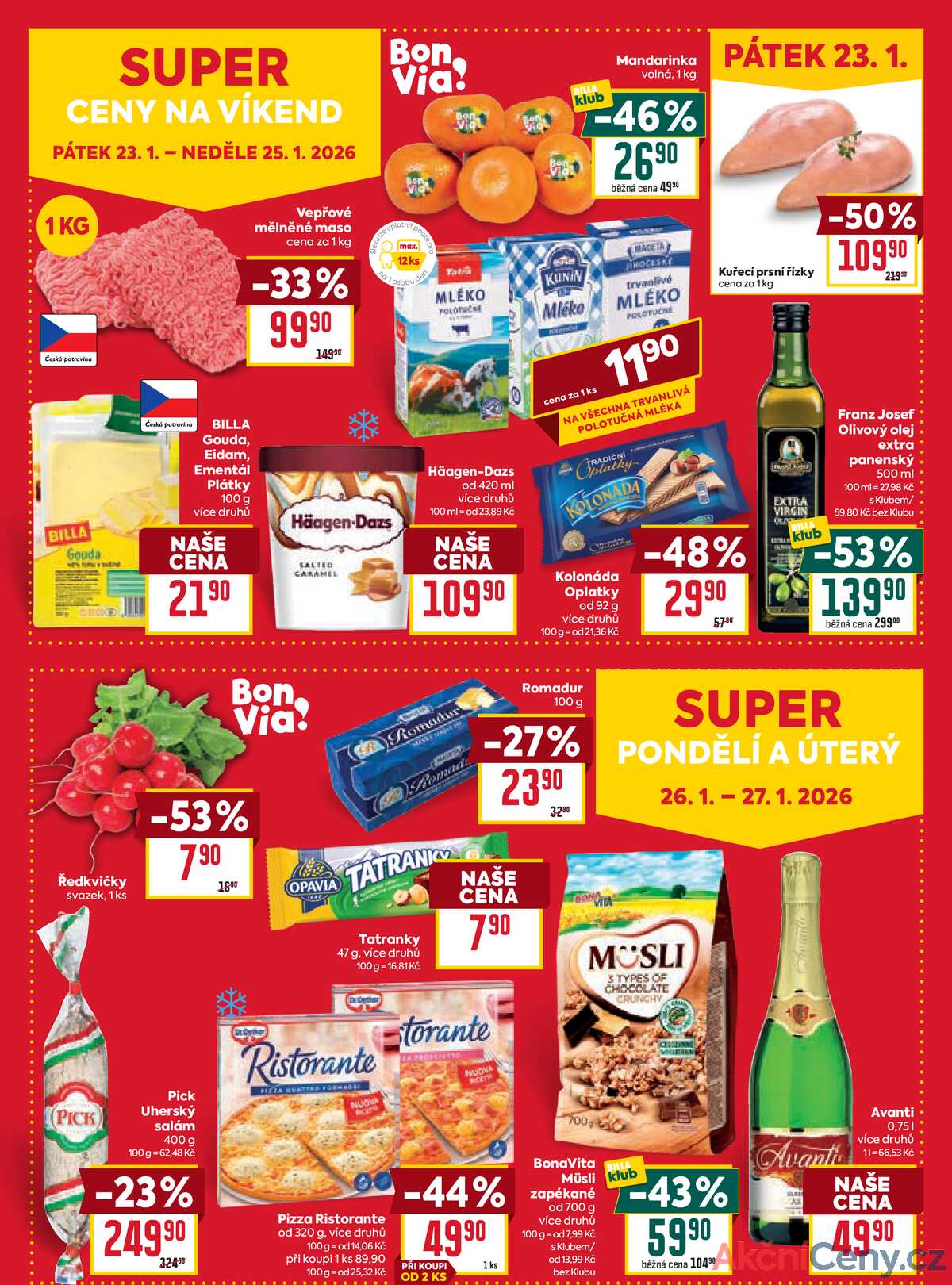 Billa malý leták od 21.1. do 27.1.2026 strana 4